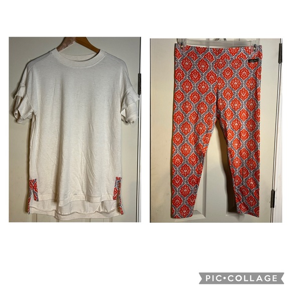 WOMENS MATILDA JANE Brilliant daydream Big cropped Leggings S & Matching Top XS - Picture 1 of 10